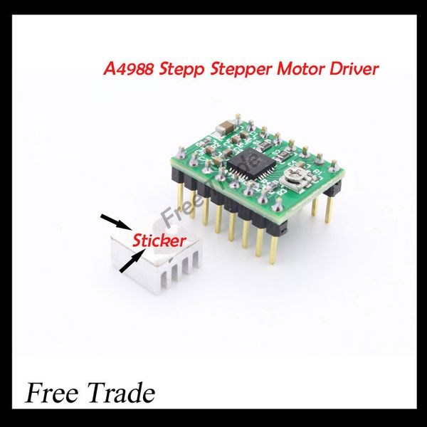 

wholesale-reprap stepper driver a4988 stepper motor driver + heat sink with sticker ing