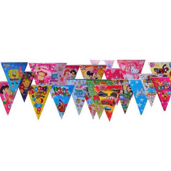 

HAPPY BIRTHDAY Color Flags Banners Children Birthday Party Decoration Hanging Paper Flags Pennant Festive Party Supplies Party Favors SD456