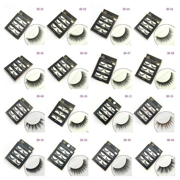 

16 styles handmade beauty thick long soft mink lashes fake eye lashes