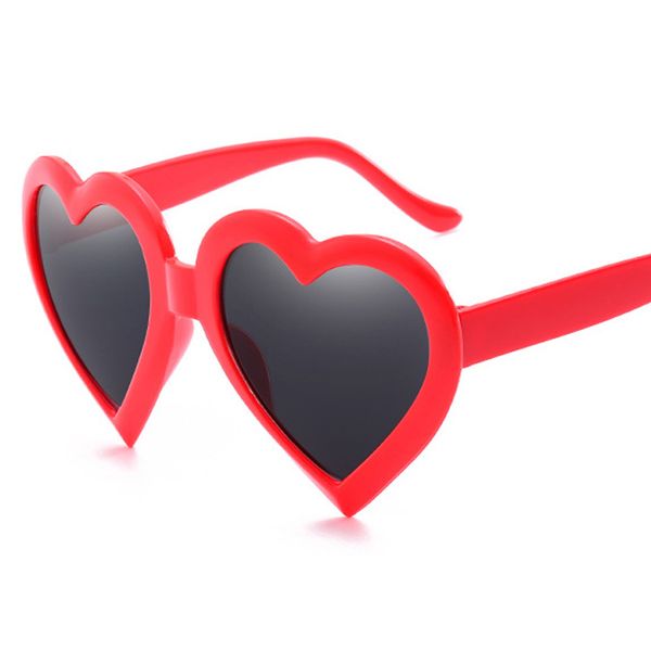 

love shape heart sunglasses women brand design retro goggle plastic sun glasses oculos de sol feminino uv400 y232