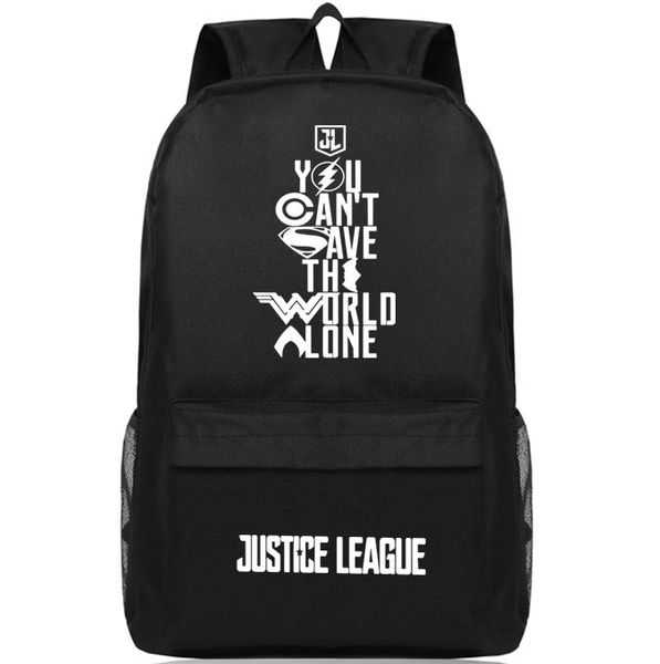 

justice league backpack all hero logo day pack cartoon school bag anime packsack quality rucksack sport schoolbag outdoor daypack