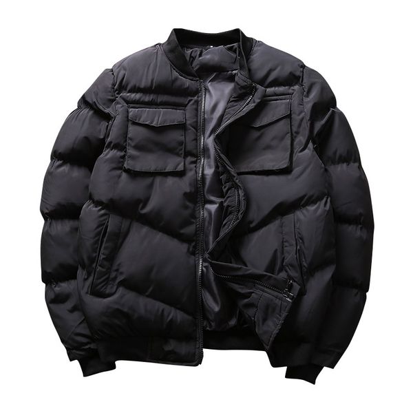 

Новый Мужской Зимняя Куртка Куртка Пальто Стенд Воротник Мода Толстые Парки Мужс