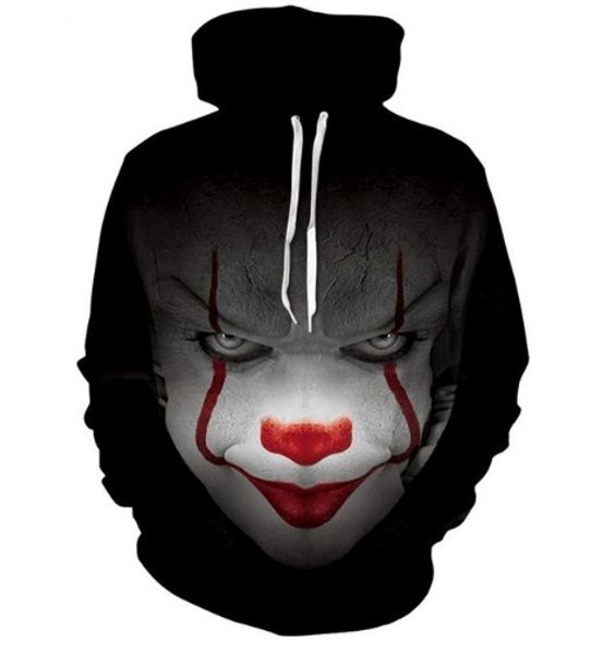 

fashion women/men pennywise sudadera hombre funny 3d printed casual hoodies sweatshirt plus size 77, Black