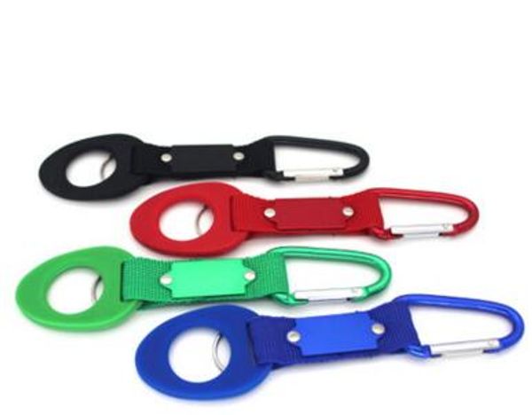 1000 pcs Frete Grátis + Atacado Camping Carabiner Garrafa De Água Gancho Da Cintura Fivela Titular Clipe Escalada