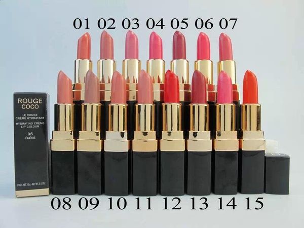 

Оптом и в розницу макияж 2016 новый румяна помада губы цвета 15 различный цвет 3.5g (15pcs