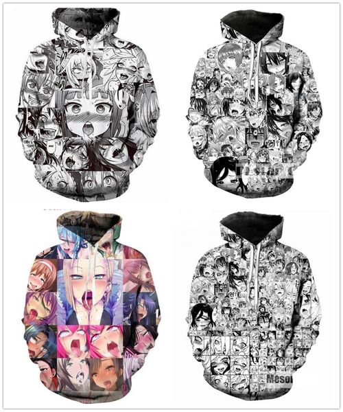 

New Fashion Couples Men Women Unisex Anime Ahegao Sexy Girl 3D Print Hoodies Sweater Sweatshirt Jackets Pullover Top S-5XL TT19