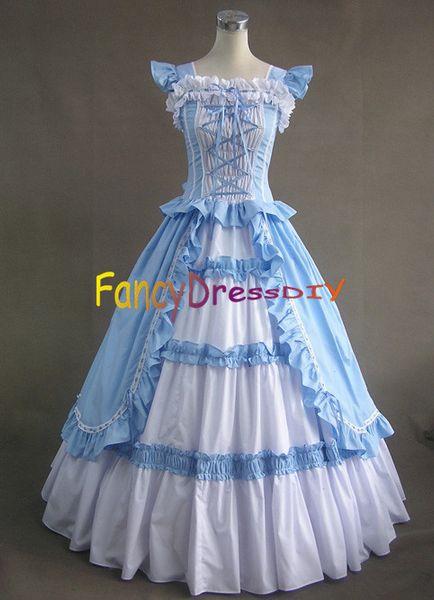 

wholesale-2015 victorian dress southern belle costume women halloween costumes for women princess ball gown gothic lolita dress v057, Black;red
