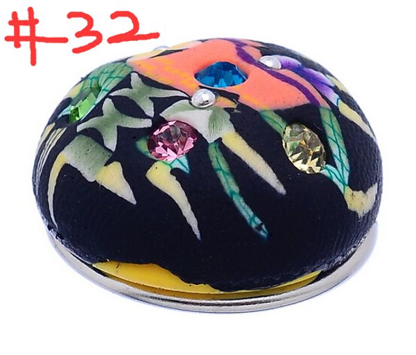 

sale design #32 black with colored patterns and drilling clay about 5.5mmdiy circular button 18mm- personality diy handmade jelwery