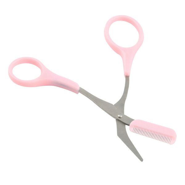 

eyebrow trimmer eyelash shears comb eyelash clips scissors eyebrow cosmetic tool