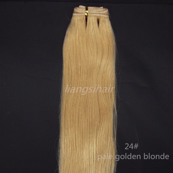 Brazilian Hair Extensions 100g 18 24 Pale Golden Blonde Brazilian