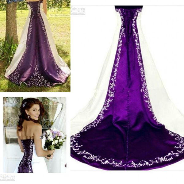 Purple Wedding Dress
