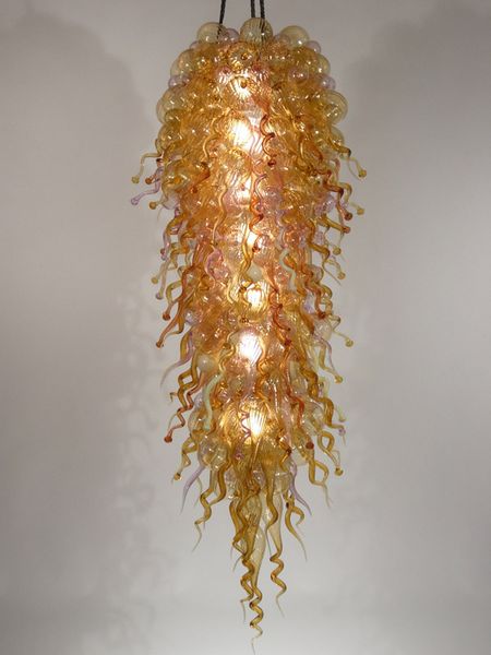 

italy 100% mouth blown borosilicate murano glass pendant lamps dale chihuly art european style led chandelier lighting