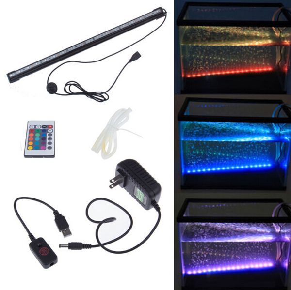 

Пульт дистанционного RGB Air Bubble LED Аквариумный светильник Fish Tank Коралловая лампа Тр