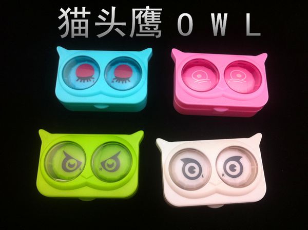 

contact lens case . contact lense case ,lovely owl 5pcs