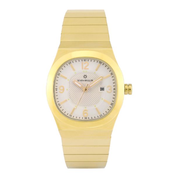 

french retailer mingzhengpin seven briller watch men and women with fine steel couples watch on the table is waterproof quartz swiss watches, Slivery;brown