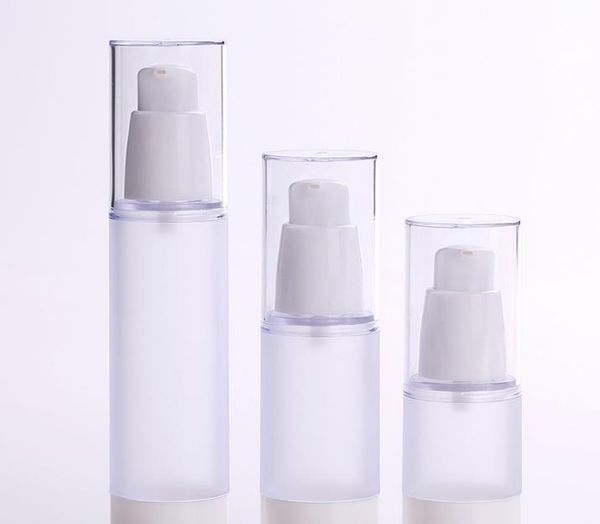 

15ml 30ml 50ml fro ted body bottle clear airle vacuum pump empty for refill container lotion erum co metic liquid