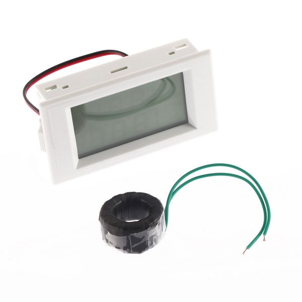 

wholesale-lcd blue backlight volt amp dual display meter ac100-300v/50a 2in1 voltmeter ammeter + current newest
