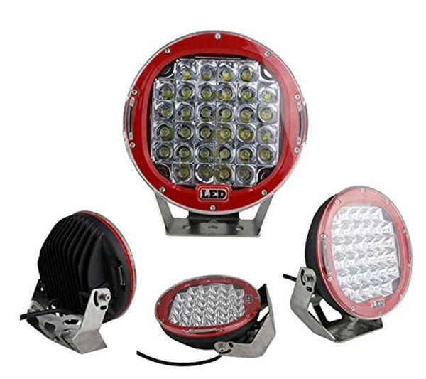 

9 inch 96w round cree led work light 12v 24v flood spot bright offroad driving car truck boat suv 4wd spotlight