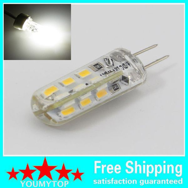 

200pcs вока моно smd 3014 3w dc 12v g4 led lamp замени 30 в галогенна лампа 360 ђгол лђа