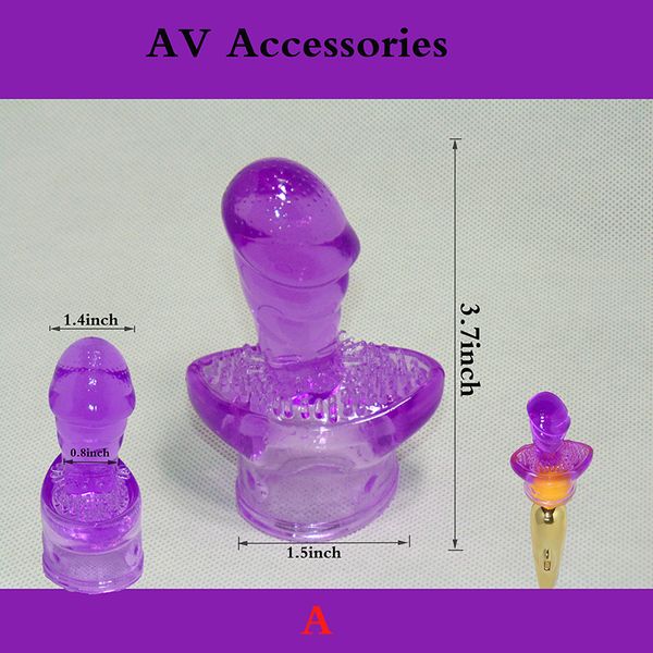 5 unidades/pacote vibrador brinquedos sexuais para mulheres av haste acessórios é massageador cabeça capsmagic varinha acessórios k6yu