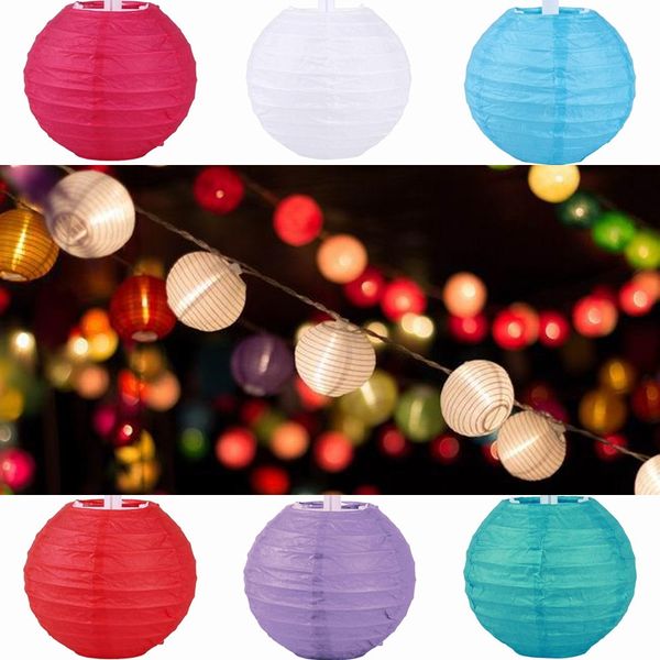 Fashion Chinese Paper Lantern Christmas Wedding Party DIY Decoration 4 10cm Round Lanterns Fashion Chinese Paper Lantern Christmas Wedding Party DIY Decoration 4 10cm Round Lanterns