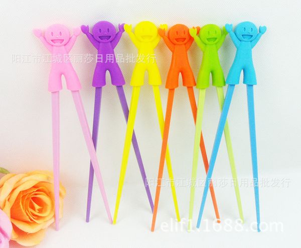 

350pair lot children kid intelligent training chop tick baby learning chop tick early education tableware 1203 03