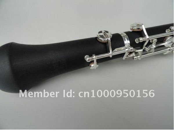 Studente di alta qualità Serie C Chiave Oboe Nichelato Tubo in legno composito Oboe Strumento musicale Corpo nero Bottoni in argento