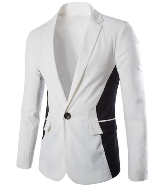 

wholesale-2016latest spring&summer homme fashion casual print blazer men's custom light cloth gentleman style blazer ing, White;black