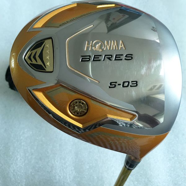 

New HONMA Golf clubs HONMA S-03 4Star Clubs Golf driver 9.5 or10.5 degree graphite Golf shafts and driver clubs Free shipping