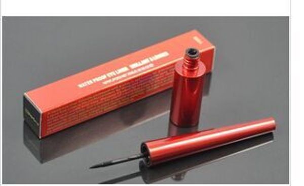 

NEW EPACKET SHIP red waterproof eyeliner liquide Black 10ML (30PCS/LOT).
