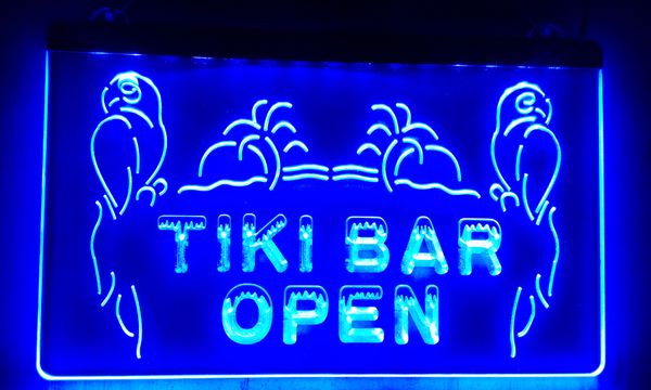 

LS017-b открыть Тики-Бар новые дисплеи паб неоновые вывески