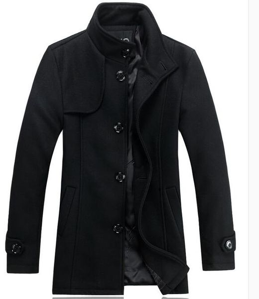 

Zilli men's new men's menswear woolen overcoat, fashion casual coat
