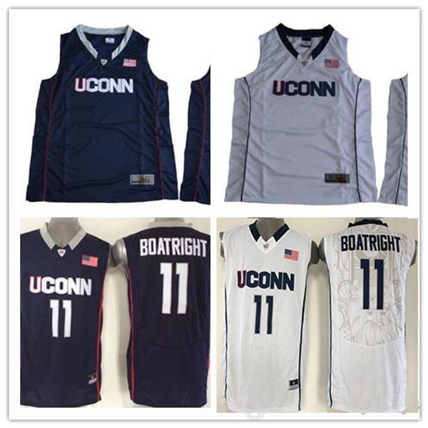 

custom mens uconn huskies college basketball white navy blue personalized stitched any name any number customized #15 #11 jerseys s-3xl, Black;red
