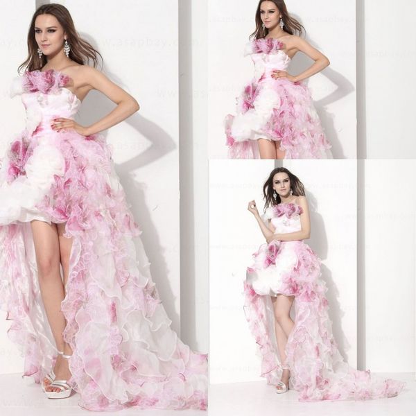 

custom made formal quinceanera pageant dresses ball gown strapless sleeveless backless girl vestidos de fiesta event evening prom gowns, Blue;red