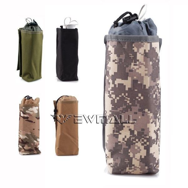 

Outdoor Tactical Army Molle Modular Insulated Heat Cold Water Bottle Bag Pouch