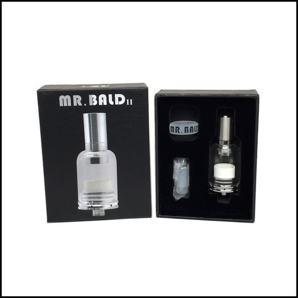 

Hot selling Mr Bald II dry herb baking vaporizer with ceramic heating coil 4 seconds heating DHL free