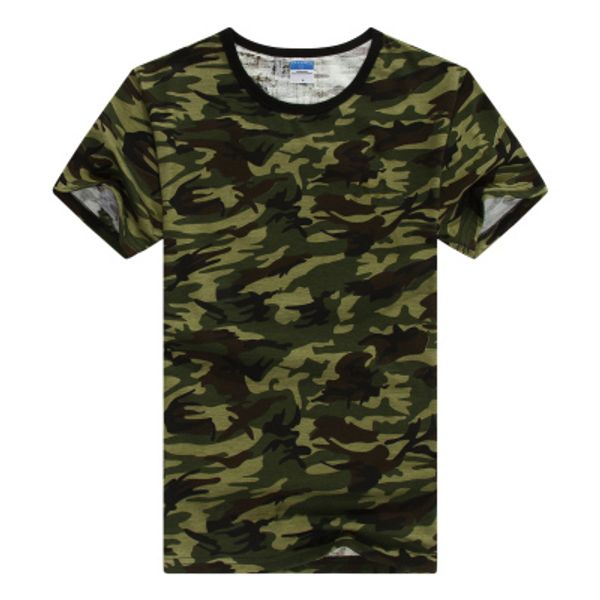 

wholesale-summer outdoors hunting camouflage t-shirt men breathable army tactical combat t shirt dry sport camo outdoor camp tees, White;black