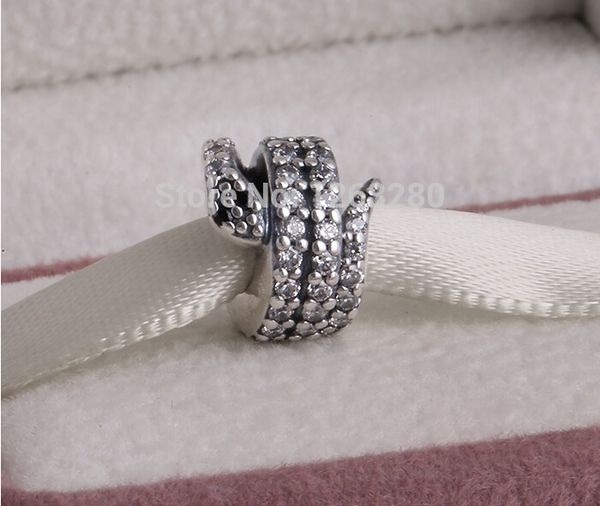 

suitable for pandora style bracelets pave snake charms with cz 925 sterling silver jewelry 2015 summer collection fl253, Bronze;silver