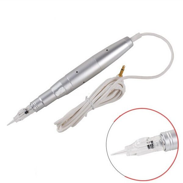 

new nouveau contour permanent eyebrow lip eyeliner makeup pen rotary tattoo machine swiss motor gun with power supply cord ing