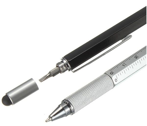 

новый шариковая ручка отвертка правитель дух уровень многофункциональный инструмент подходит современный дизайн overvalue удобный технически, Black;red