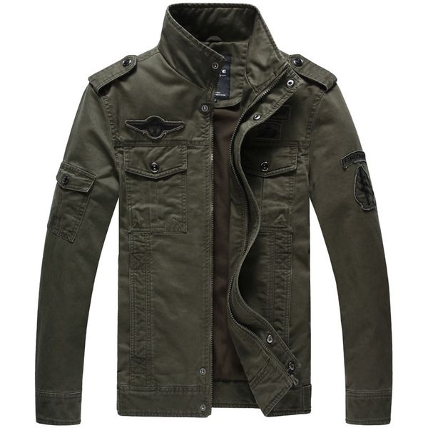 

fall-extra large size brand men jacket plus size 6xl new arrival cost air army outerwear sports embroidery jackets, Black;brown