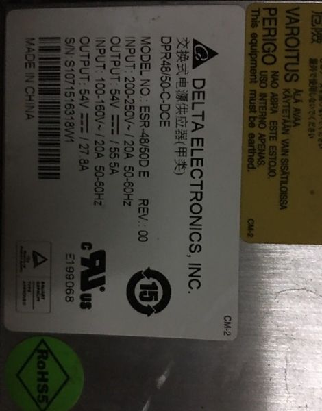 

100% working power supply for datle esr48/50d e,apr48/50-c-dce