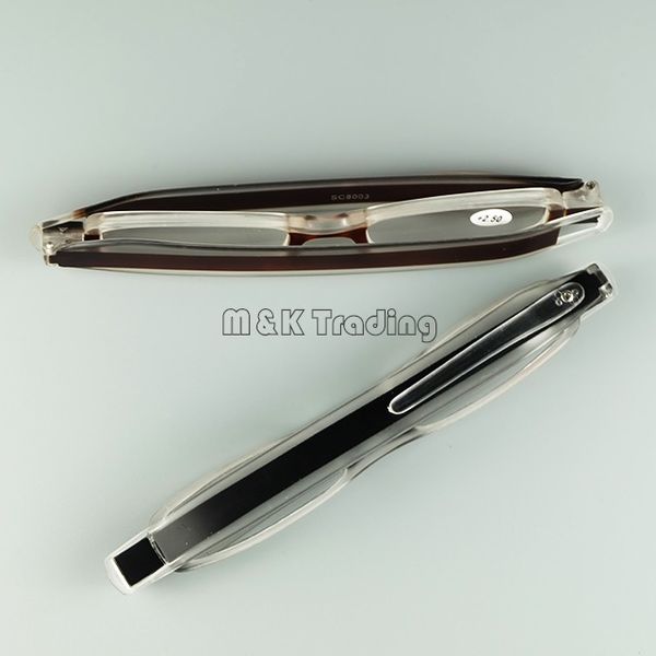 

new 360 rotatio twist reading glasses folding reading glasses for old people convenience mix colors black and brown