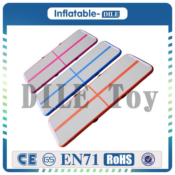 

door to door 3*1*0.1m inflatable tumble track trampoline air track gymnastics inflatable air mat