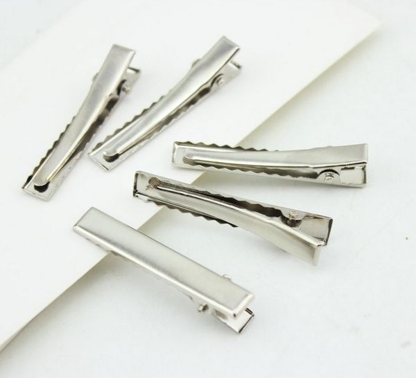 Metal Alligator Hair Clips Teeth Bows Barrettes Solid Headwear