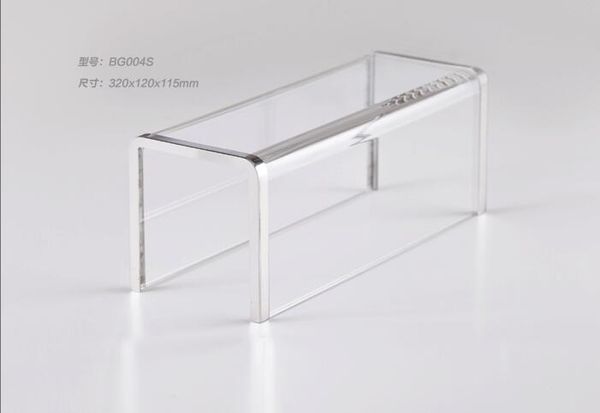 

оптовая нержавеющая сталь прозрачный свет манекены сумки обувь стул дисплей стенд окна реквизит для обувь магазин одежды 1 шт, Black