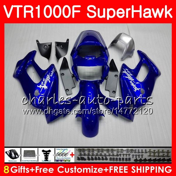 

body for honda vtr1000f superhawk glossy blue 97 98 99 00 01 02 03 04 05 91no11 vtr 1000f 1997 1998 1999 2000 2002 2003 2004 2005 fairing