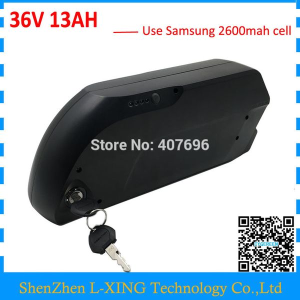 

бесплатная таможенная плата высокого качества батареи с аккумулятором samsung 36v 13ah литий-ионный электрический велосипед аккумулятор для