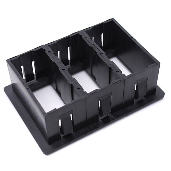 

3 rocker switches housing arb clip panel holder plastic carling type