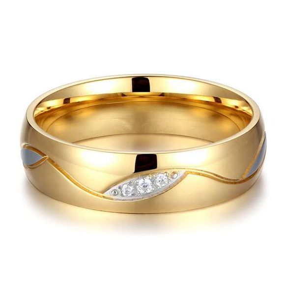 

классический кольцо карбида вольфрама 18 к позолоченные обручальные кольца для мужчин женщин высокого качества cz diamond lovers ring обруча, Silver